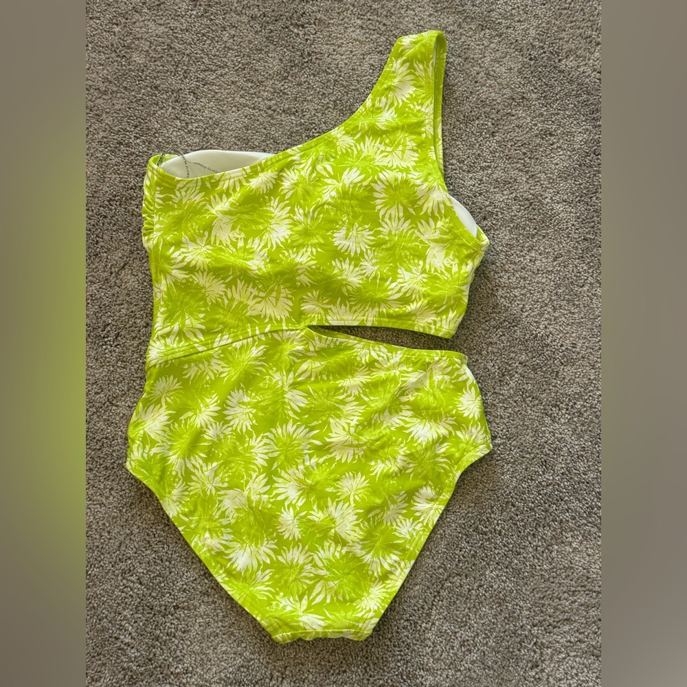 Micheal Kors lime green one piece nwot - Picture 2 of 7